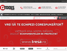 Tablet Screenshot of gtools.ro